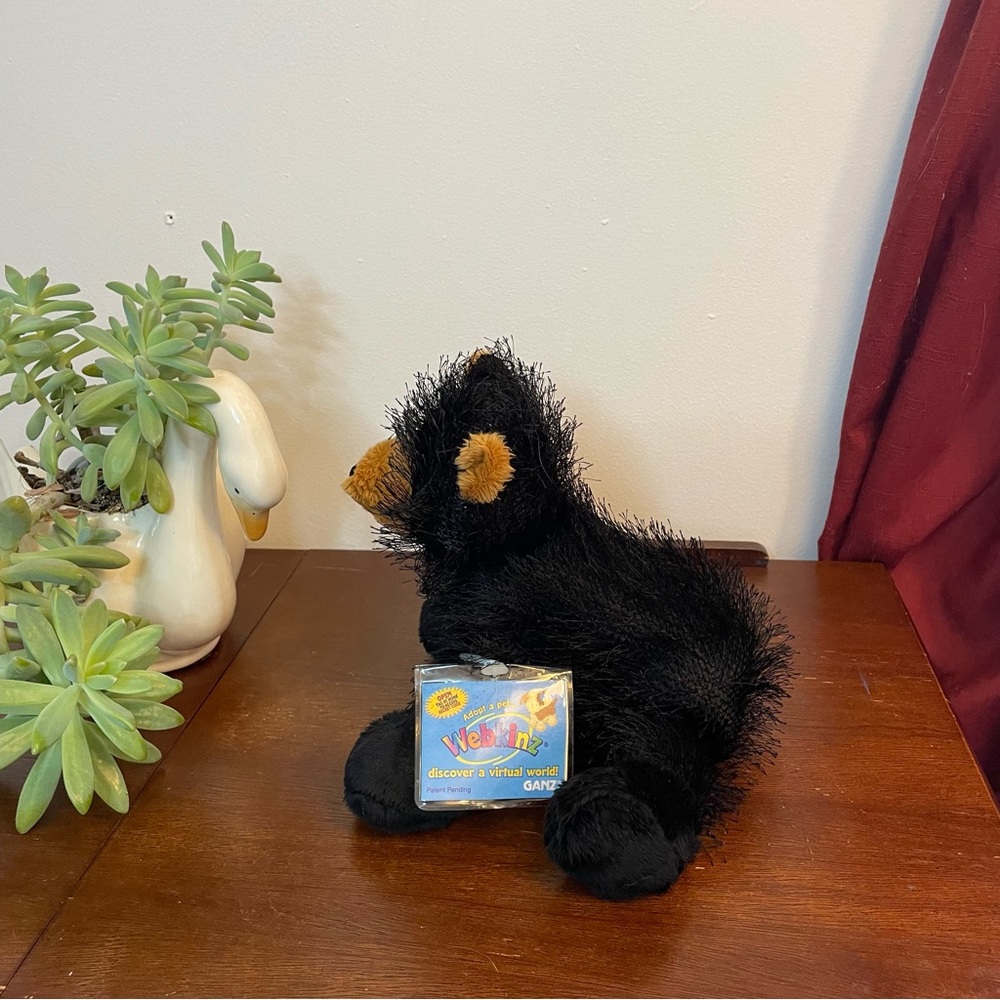 GANZ Webkinz Black Bear WITH TAG - Picture 8 of 9